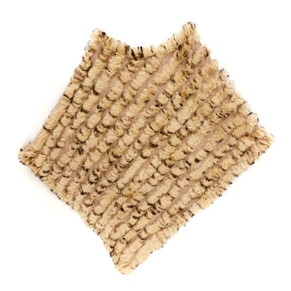 NEW BCBGMaxAzria Rabbit Fur Wool Poncho Sweater Old Money Quiet Luxury 90s Y2k - Picture 5 of 8